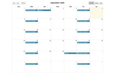 Fullcalendar Get Current View Date Example