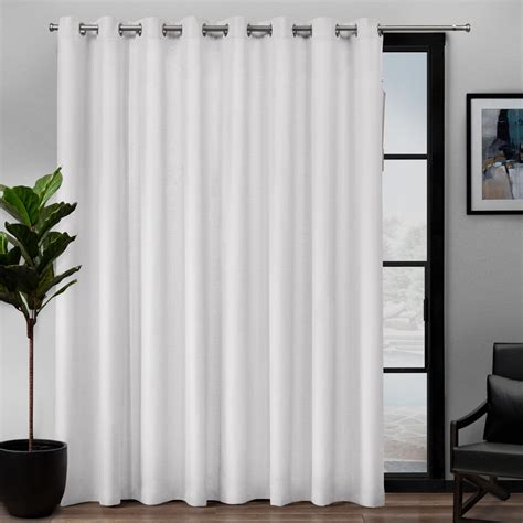Buy Exclusive Home Curtains Loha Patio Grommet Top Single Curtain Panel ...