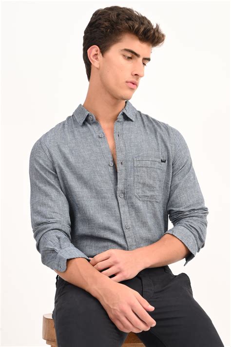 Supreme - Indigo Dobby Shirt - Black – POE.NET