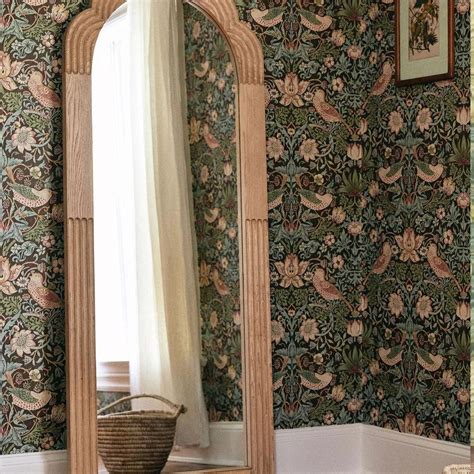 Strawberry Thief Wallpaper - Morris & Co - Courthouse Interiors