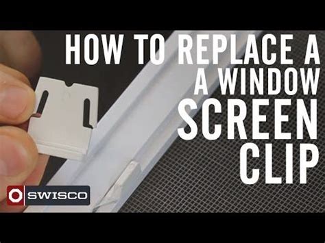 Image result for Install a Window Screen Clip