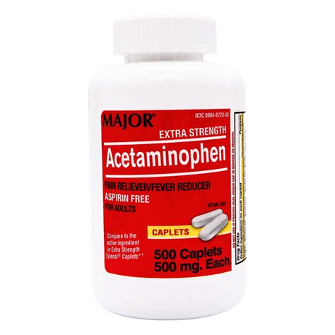 Major Extra Strength Acetaminophen | Generic Tylenol