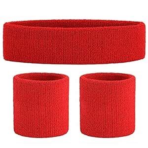 STEFFER Headband Wristband for Sports Gym Workout,Yoga (1Headband -2 ...