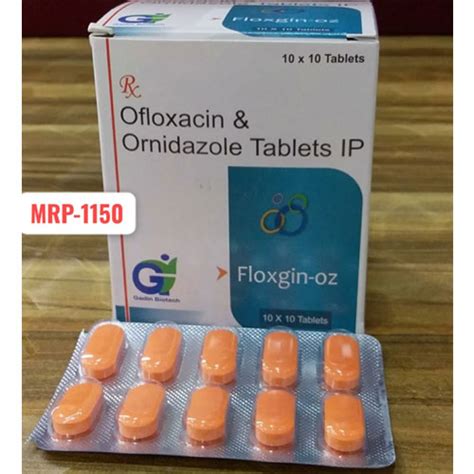 FLOXGIN-OZ Tablets Gadin Biotech