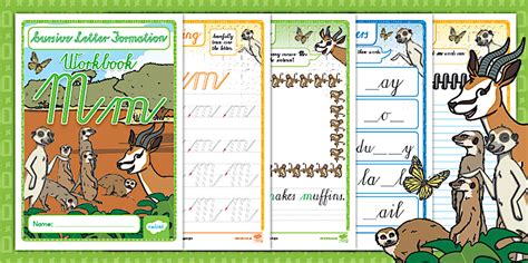 Cursive Letter Formation Workbook - Mm (teacher made)