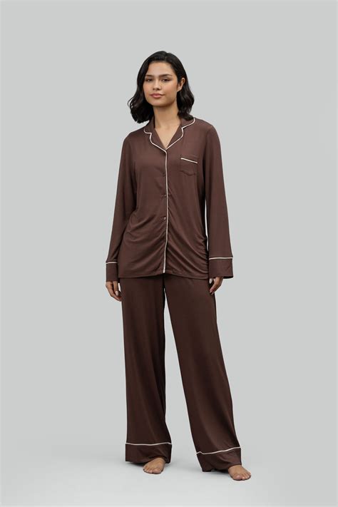 Shop Luxe Modal Button Down Pajama Set – NeceSera