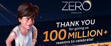 Shah Rukh Khan's Zero Trailer Smashes All Records! - Entertainment
