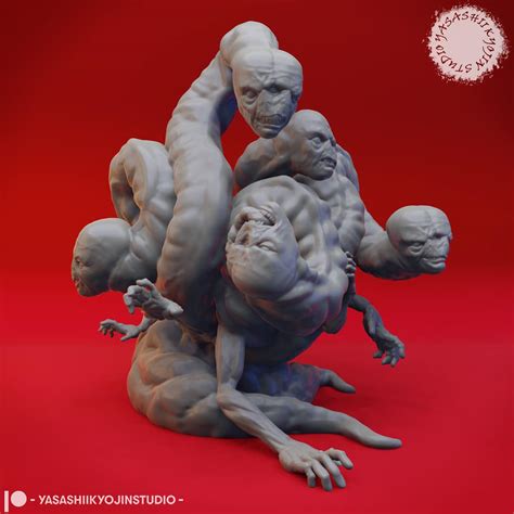 False Hydra Miniature – Resin Horror for TTRPG Encounters - Roll 4 ...