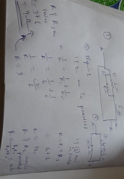 Show how you would connect three resistors , each of resistance 6 ohm ...