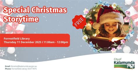 Special Christmas Storytime @ Forrestfield Library, Forrestfield ...