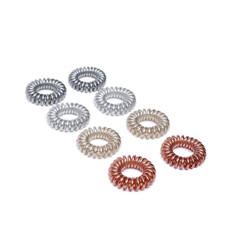LAIDA Women Set of 8 Spiral Ponytail Holders
