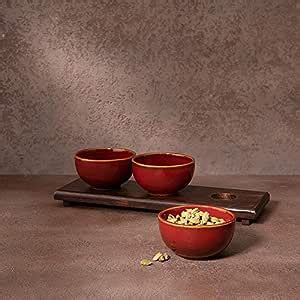 Ellementry Picante Ceramic Condiment Set, 250 Ml, 13.5" X 6" X 3", 3 ...
