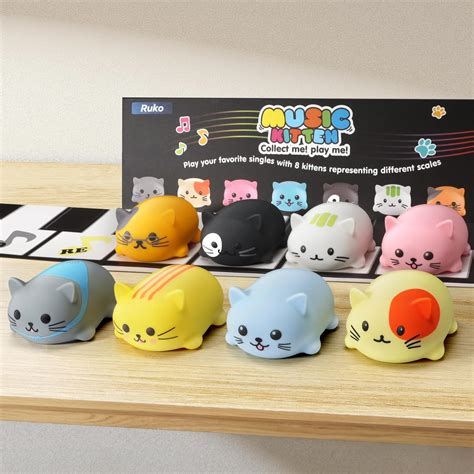 Amazon.com: Ruko 3589 Musical Cat/Kittens Piano Keyboards with Cute Meow Tone, Touch Play Music ...