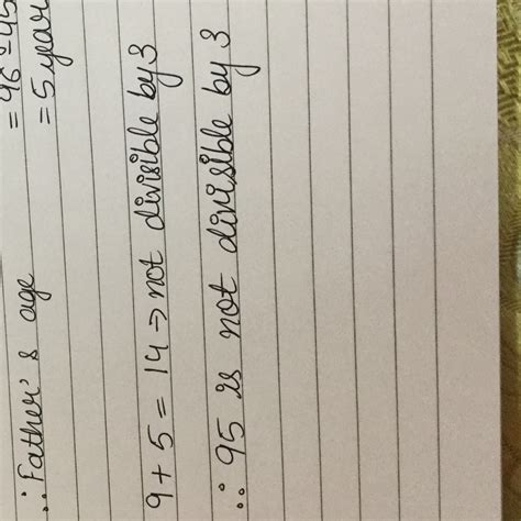 solution type question?1.explain whether 95 is divisible by 3 or not ...