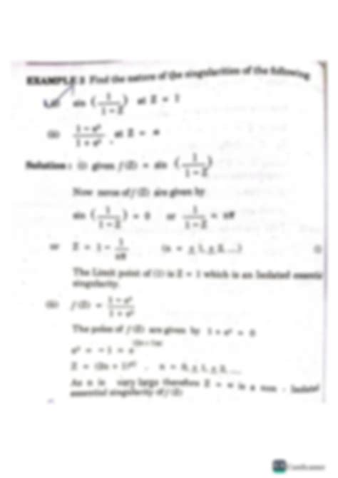 Singularity Function Examples 的图像结果