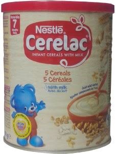 NESTLE Cerelac 5 Cereals With Milk - (Imported) Cereal Price in India ...
