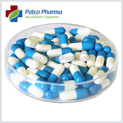 Buy PATCO PHARMA - SIZE 00 NAVY BLUE/WHITE EMPTY GELATIN PILL CAPSULE ...