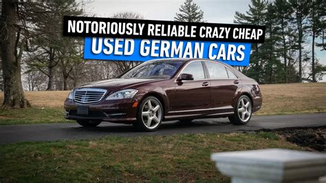 10 Used German Cars That Are Notoriously Reliable But Crazy Cheap