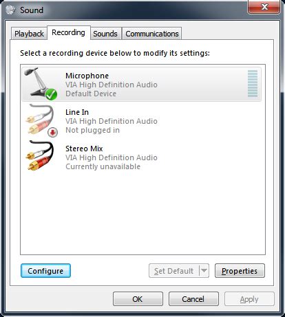 Image result for Systemsettings Microphone