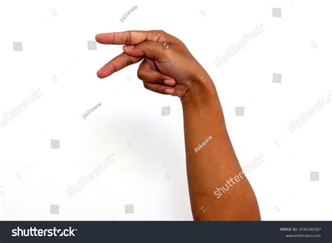 Letter P Sign Language Hand Gesture Stock Photo 2195182587 | Shutterstock