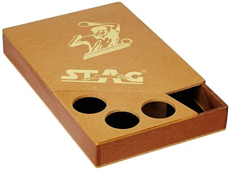 Buy Stag Table Tennis Case With Wooden Box (Case colour may vary), Pack ...