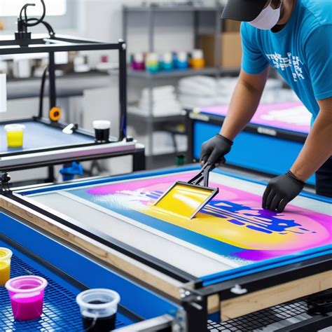 Screen Printing Process Step by Step 的图像结果