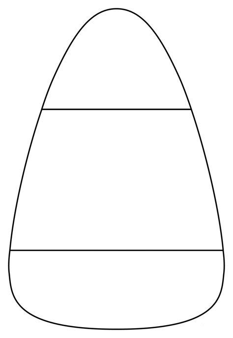 Candy Corn coloring page - ColouringPages