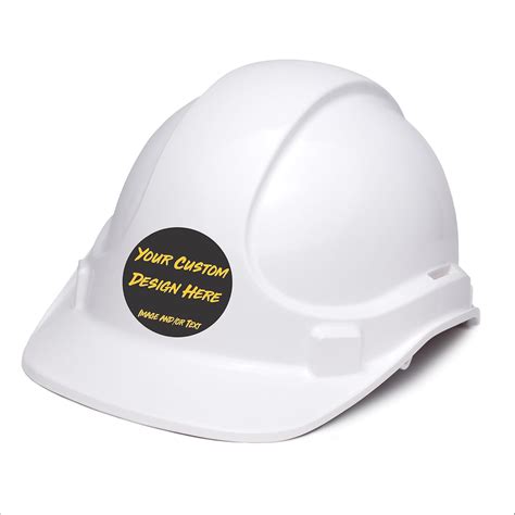 Amazon.com: VulgrCo Personalized Hard Hat Sticker - UV Resistant ...