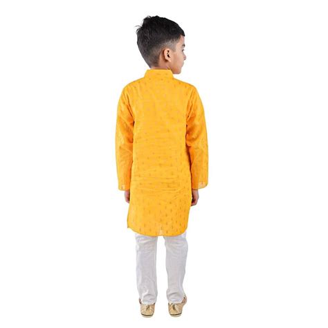 Yellow Kurta Pajama Set for Boys Kids Complete Set – ItsMyCostume