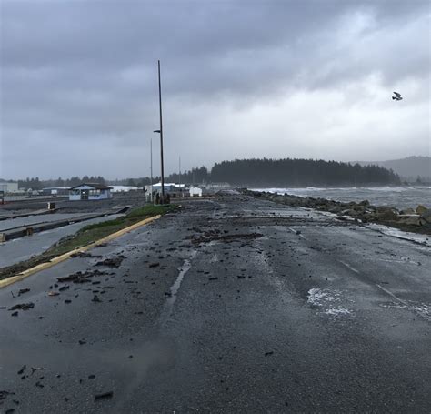 Storm-Driven Waves, High Tides Flood U.S. 101, B Street and Anchor Way ...