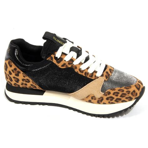 H3196 sneaker donna SUN 68 KELLY INTO THE JUNGLE woman shoes black