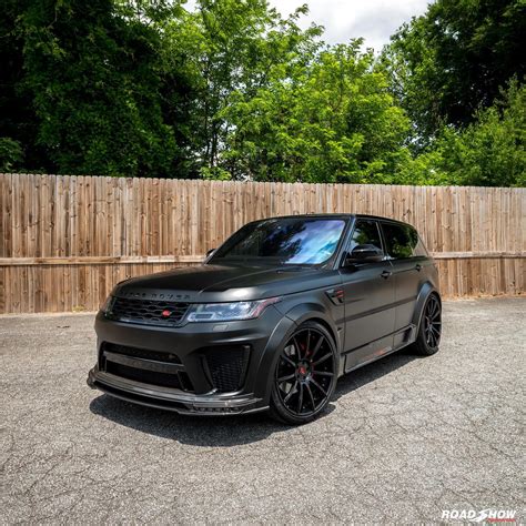 625-HP Satin Black Range Rover Sport SVR Rides Murdered-Out Mansory Look on 24s - autoevolution
