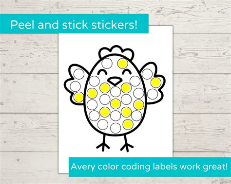 Spring Animals Dot Marker Printables/ Do a Dot Printable/ Baby - Etsy