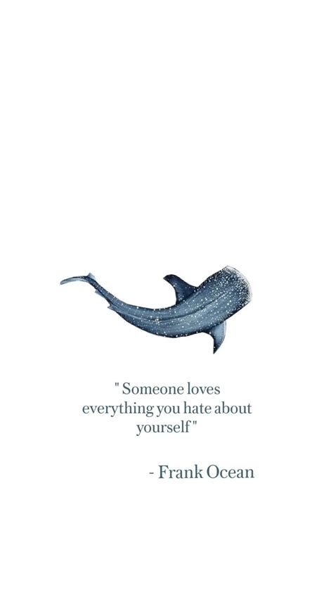 Frank Ocean quote in 2025 | Wallpaper quotes, Blue quotes, Pretty quotes