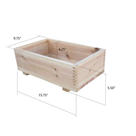 Buy Timber Valley Dual Purpose Cedar Garden Planter Box & Storage Box ...