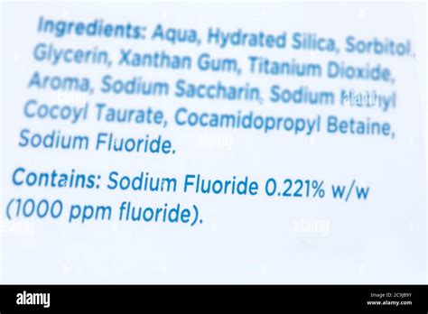 Toothpaste Ingredients 的图像结果