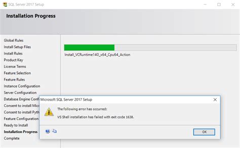 Image result for SQL Server Express 2017 Installation Error
