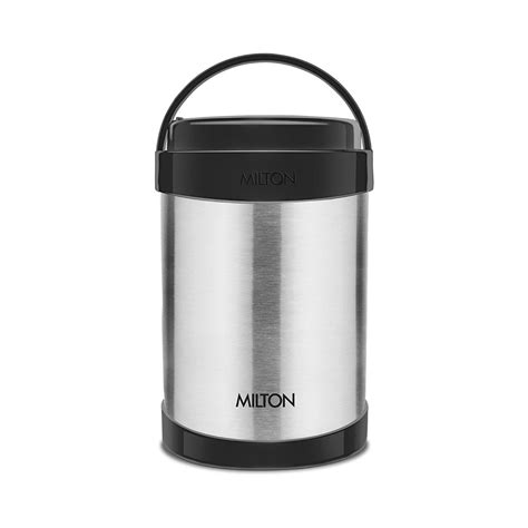 Milton Royal 3/4 Insulated Steel Tiffin Box, Steel Plain - 4 Container ...
