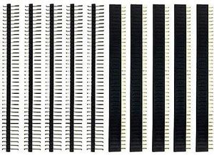 MIFRA ELECTRONICS Combo 40 Pin Strip 5xMale and 5xFemale Berg Strips ...