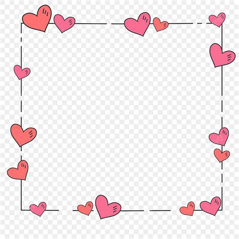 Valentine Border Clip Art Free Valentine's Day Border Template To Edit