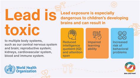 Infographic: Lead is toxic - PAHO/WHO | Pan American Health Organization
