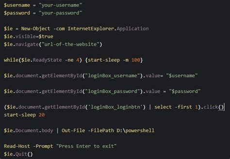 Image result for PowerShell LogOn Script