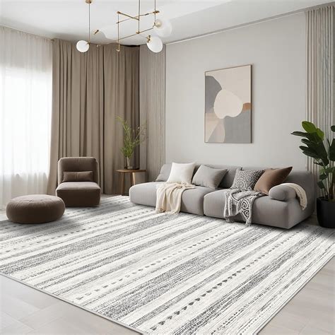 Amazon.com: EISUROM 9x12 Large Area Rug: Soft Ultra Thin Machine ...