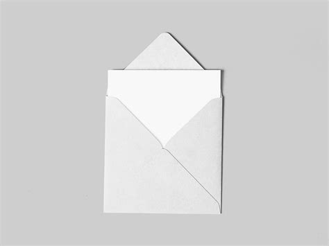 Square Envelope Mockup (PSD)
