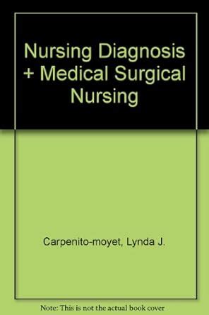 Buy Nursing Diagnosis + Medical Surgical Nursing Book Online at Low ...