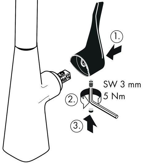 hansgrohe Spare parts: HG Handle PuraVida tap chrome, Item No. 93170000