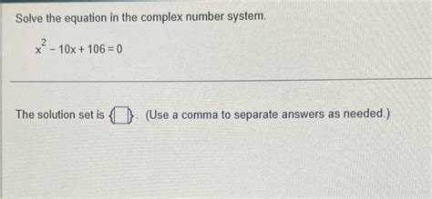 Solving Complex Number System 的图像结果