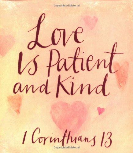 Buy Love Is Patient and Kind: St. Paul's Letter: I Corinthians 13 ...