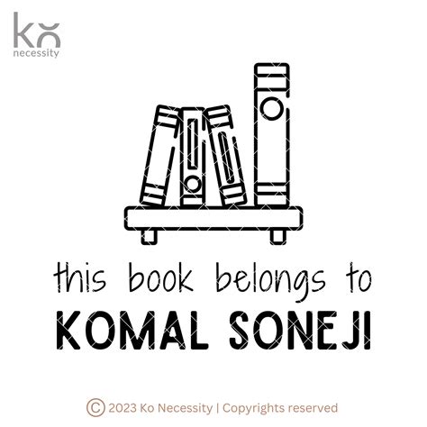 Book Shelf | Library Stamp – Ko Necessity