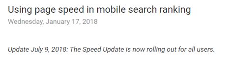Image result for Mobile Page Speed Algorithm Update